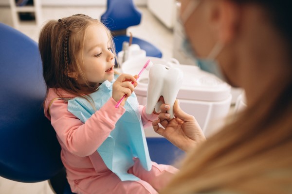 Child dental exam